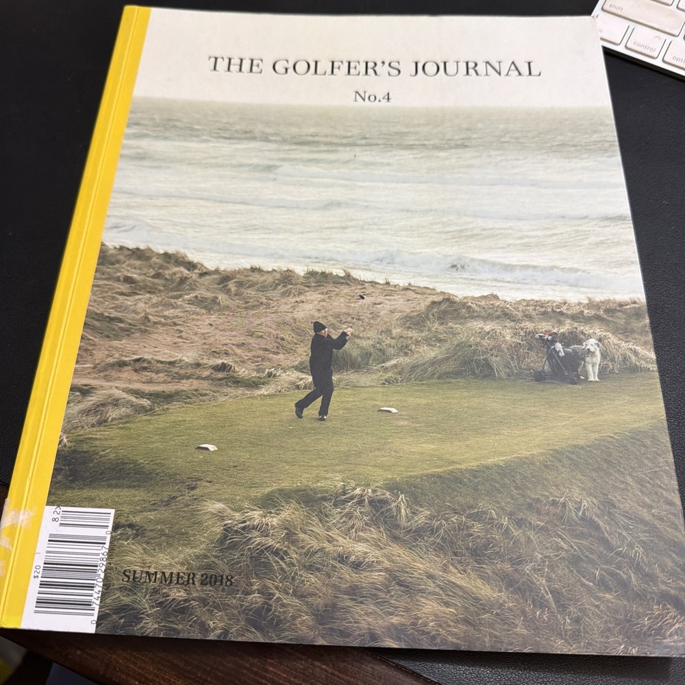 The Golfer's Journal No.4 Summer 2018 Oversized Golf Softcover Yellow Spine!
